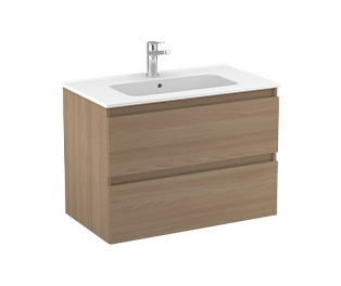 Maple 80 wall-mounted vanity - drawers