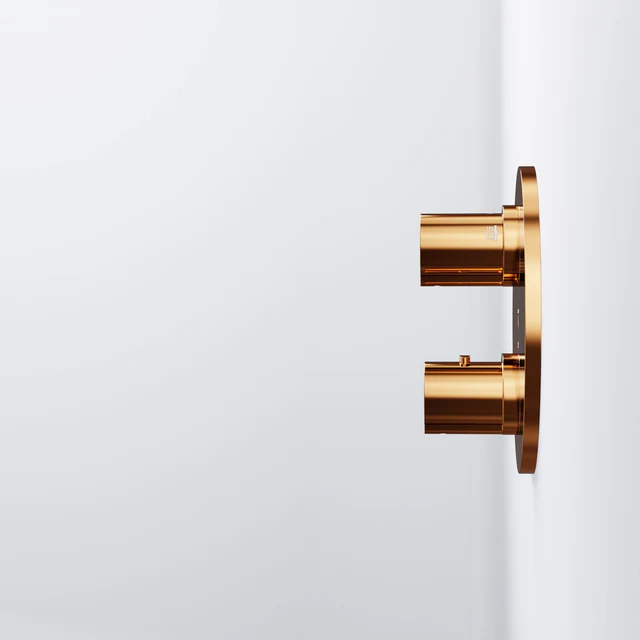 Series 100 Finish set for concealed thermostatic mixer with 2 way diverter 11