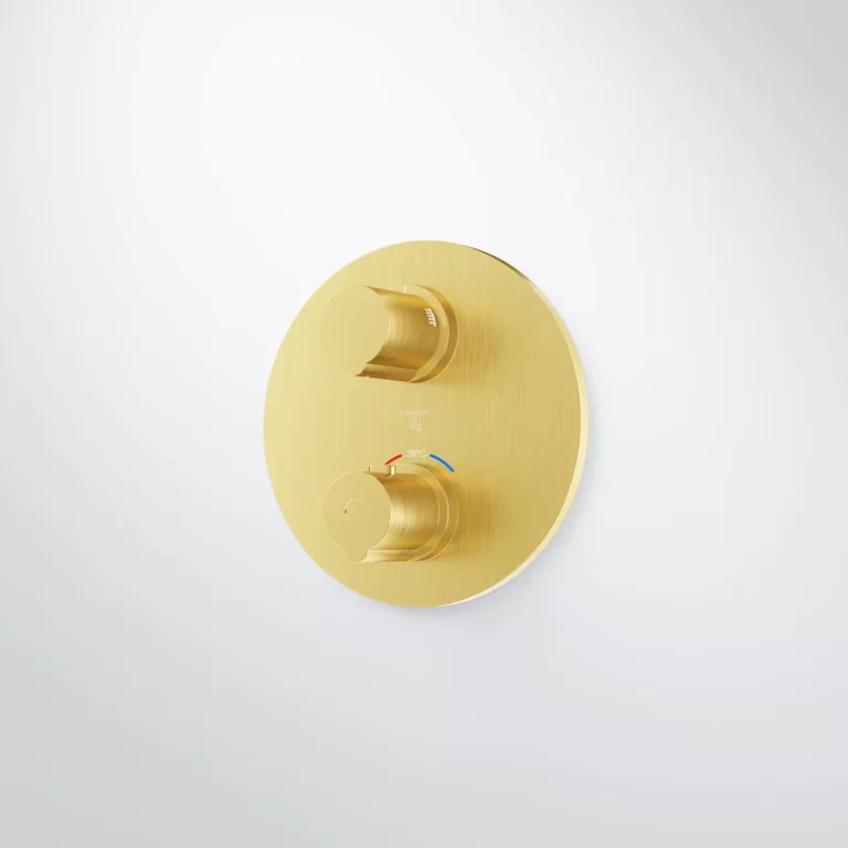 Series 100 Finish set for concealed thermostatic mixer with 2 way diverter 4