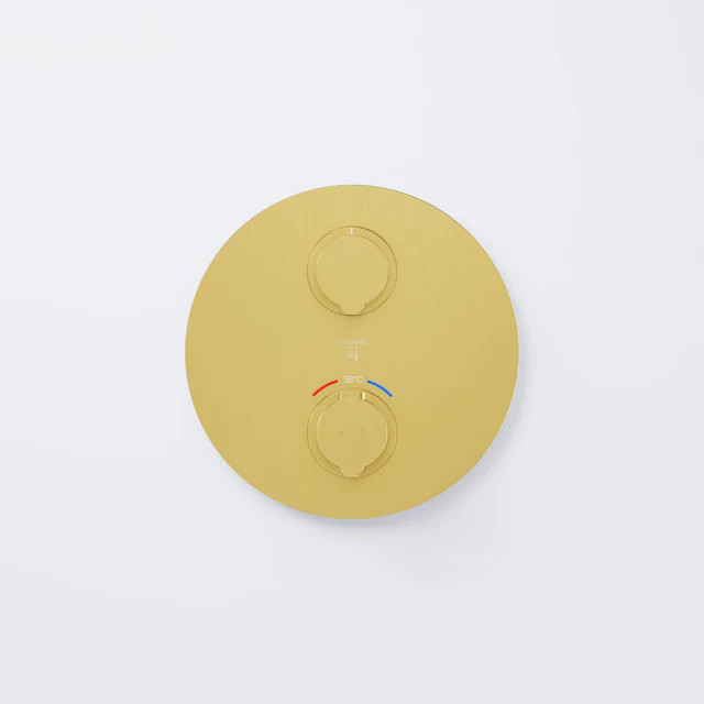 Series 100 Finish set for concealed thermostatic mixer with 2 way diverter 6