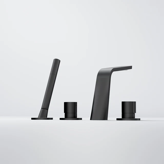 Series 260 4-hole deck mounted bath mixer 12