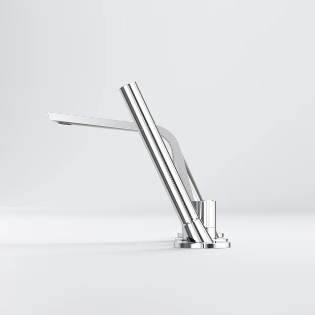 Series 260 4-hole deck mounted bath mixer 6