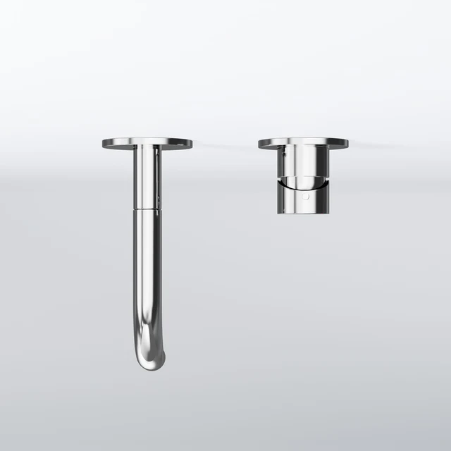 Wall mounted single lever basin mixer (Finish set) Series 100 Article number 100 1814 3 S 6